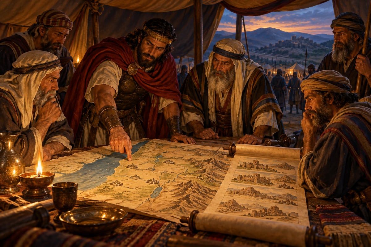 여호수아 12장 - 정복한 왕들과 땅을 돌아보다