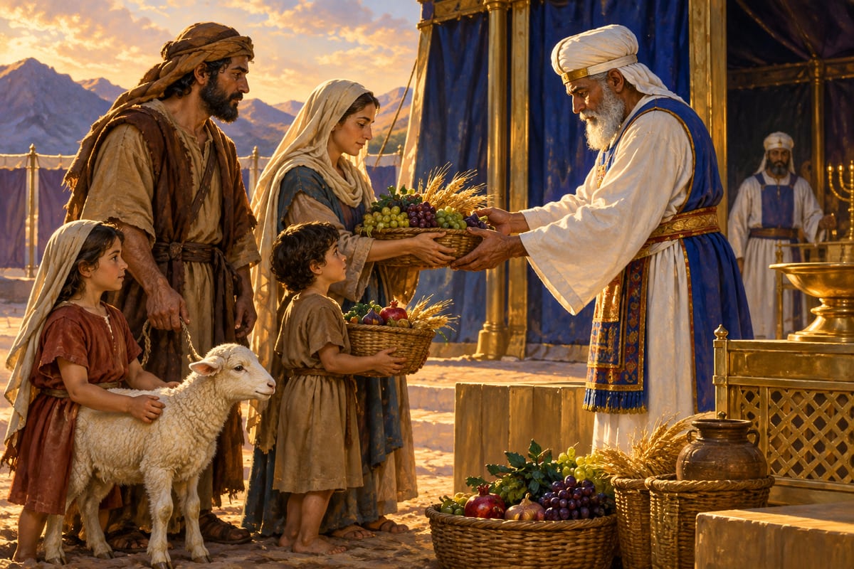 레위기 22장 - 흠 없는 예물을 드리다