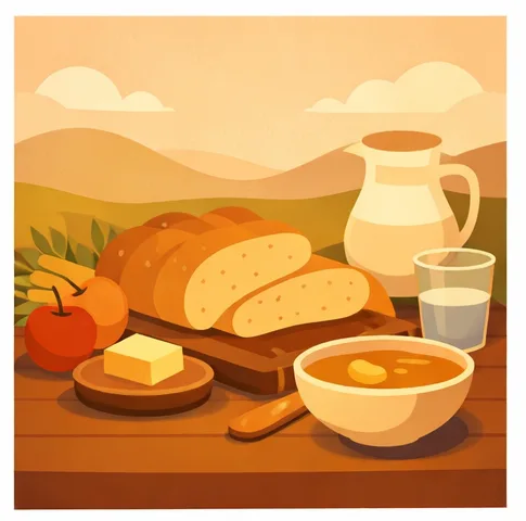 일용할 양식(식탁과 빵)